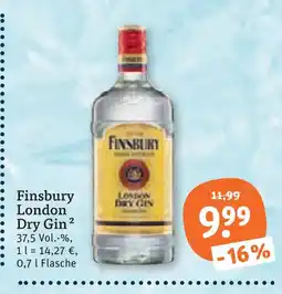 tegut Finsbury london dry gin Angebot