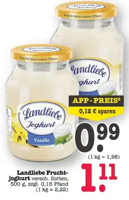 E-Center Landliebe fruchtjoghurt Angebot