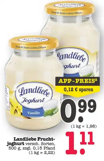 E-Center Landliebe fruchtjoghurt Angebot