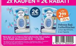 tegut Febreze bad lufterfrischer lenor aprilfrisch Angebot