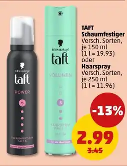 PENNY Schwarzkopf taft schaumfestiger oder haarspray Angebot