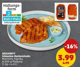 PENNY Schweine-nackensteaks Angebot