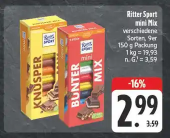 Edeka Ritter sport mini mix Angebot