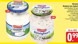 Edeka Ehrmann joghurt Angebot