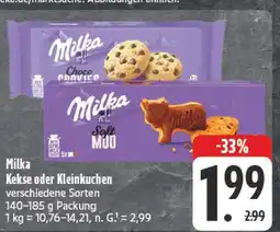 Edeka Milka kekse oder kleinkuchen Angebot