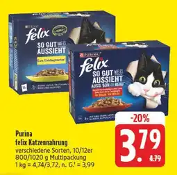 Edeka Purina felix katzennahrung Angebot