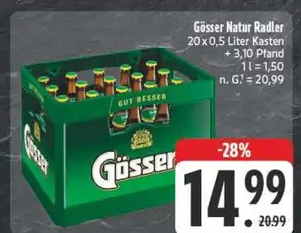 Edeka Gösser natur radler Angebot