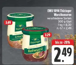 Edeka Thüringer gehacktes Angebot