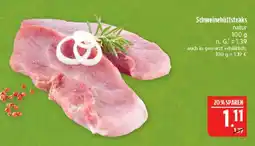 Marktkauf Schweinehüftsteaks natur Angebot