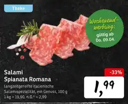 KONSUM Salami spianata romana Angebot