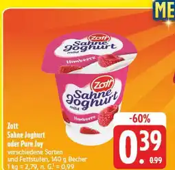 E-Center Zott sahne joghurt Angebot