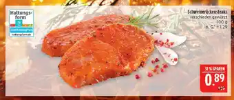 Marktkauf Schweinerückensteaks Angebot