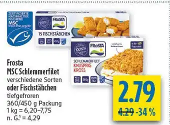 diska Frosta msc schlemmerfilet Angebot