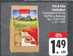 E-Center Fritz & felix schüttelbrot Angebot