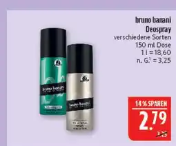 Marktkauf Bruno banani deospray Angebot