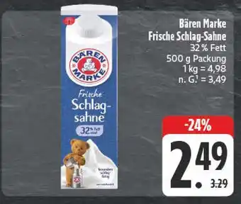 E-Center Bären marke frische schlag-sahne Angebot