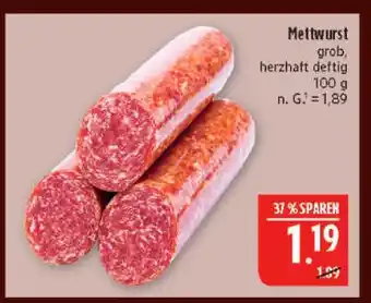 Marktkauf Mettwurst Angebot