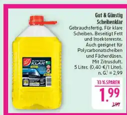 Marktkauf Gut & günstig scheibenklar Angebot