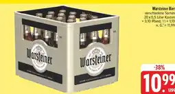E-Center Warsteiner bier Angebot