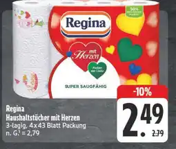 E-Center Regina haushaltstücher mit herzen Angebot