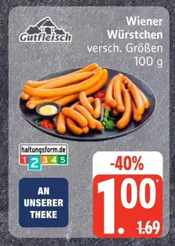Edeka Gutfleisch wiener würstchen Angebot