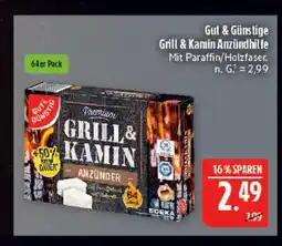 Marktkauf Gut & günstig grill & kamin anzündhilfe Angebot
