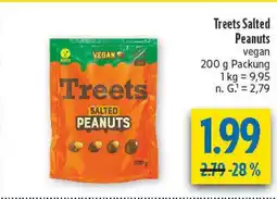 diska Treets salted peanuts Angebot
