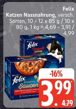 Edeka Felix katzen nassnahrung Angebot