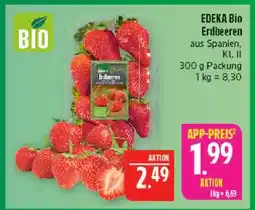 Marktkauf Edeka bio erdbeeren Angebot