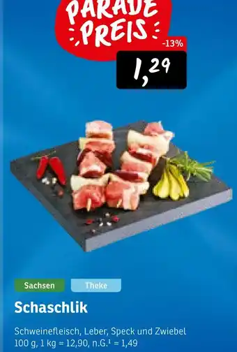 KONSUM Schaschlik Angebot
