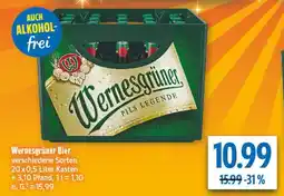 diska Wernesgrüner pils legende Angebot