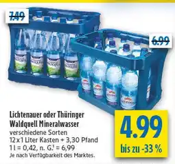 diska Lichtenauer mineralwasser Angebot