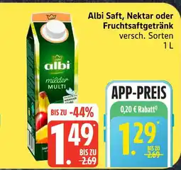 Edeka Albi saft, nektar oder fruchtsaftgetränk Angebot