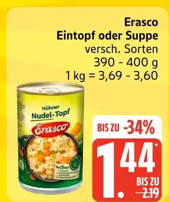 Edeka Erasco eintopf Angebot