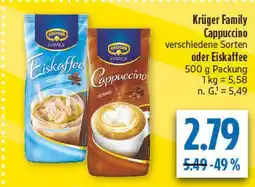 diska Krüger family cappuccino Angebot