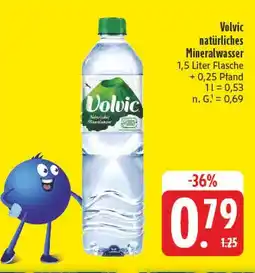 E-Center Volvic natürliches mineralwasser Angebot