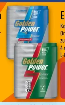 Aldi Nord Golden Power Energy Drink Vegan Angebot