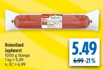 diska Heimatland Jagdwurst Angebot