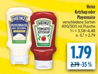 diska Heinz Ketchup oder Mayonnaise Angebot