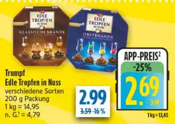 diska Trumpf Edle Tropfen in Nuss Angebot