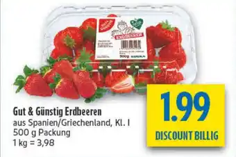 diska Gut & Günstig Erdbeeren Angebot