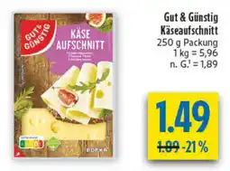diska Gut & Günstig Käseaufschnitt Angebot