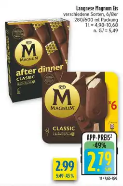 diska Langnese Magnum Eis Angebot