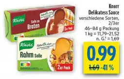 diska Knorr Delikatess Sauce Angebot