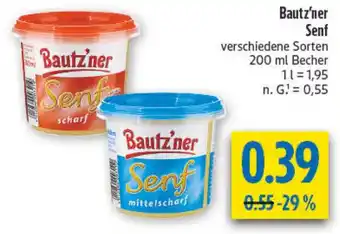 diska Bautz'ner Senf Angebot