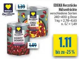 diska EDEKA Herzstücke Hülsenfrüchte Angebot