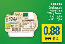 diska EDEKA Bio Speisequark Magerstufe Angebot