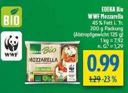 diska EDEKA Bio WWF Mozzarella Angebot