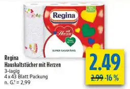 diska Regina Haushaltstücher mit Herzen Angebot