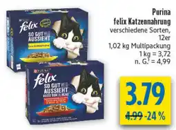 diska Purina felix Katzennahrung Angebot